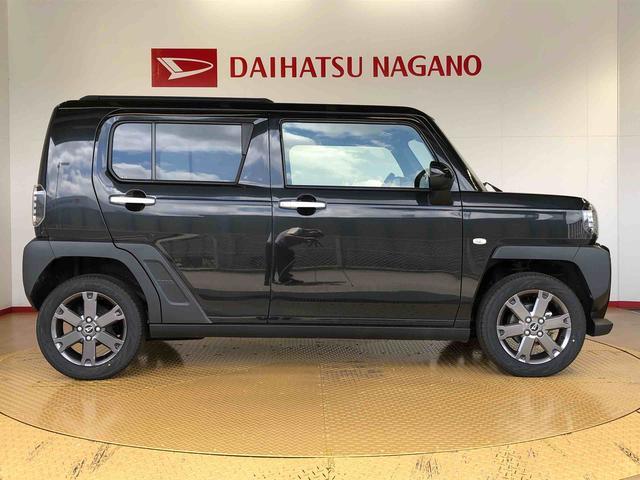 タフトGターボ4WD ターボ スカイルーフ プッシュスタート スマートキー オートライト オートエアコン 電動パーキングブレーキ 衝突被害軽減システム 横滑り防止機能 アイドリングストップ シートヒーター ABS(長野県)の中古車