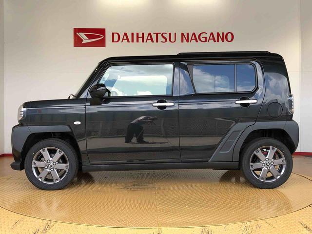 タフトGターボ4WD ターボ スカイルーフ プッシュスタート スマートキー オートライト オートエアコン 電動パーキングブレーキ 衝突被害軽減システム 横滑り防止機能 アイドリングストップ シートヒーター ABS(長野県)の中古車