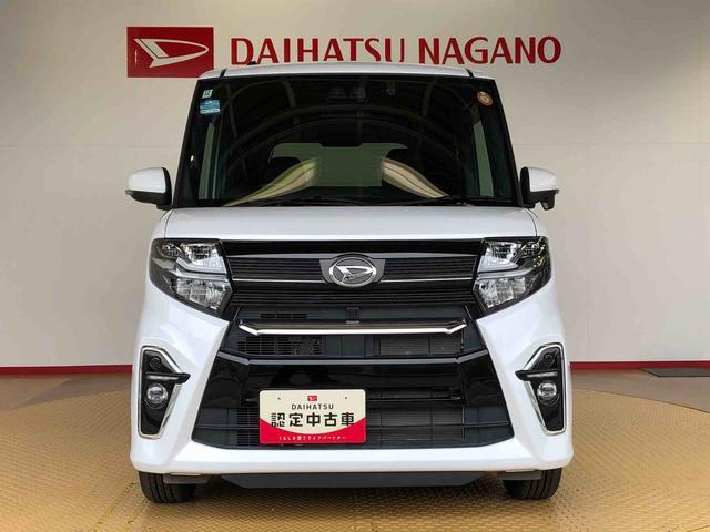 タントカスタムX4WD シートヒーター 両側電動スライドドア アイドリングストップ プッシュスタート スマートキー 衝突被害軽減システム 横滑り防止機能 オートライト オートエアコン ABS(長野県)の中古車