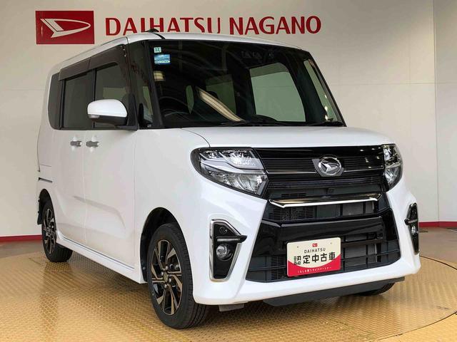 タントカスタムX4WD シートヒーター 両側電動スライドドア アイドリングストップ プッシュスタート スマートキー 衝突被害軽減システム 横滑り防止機能 オートライト オートエアコン ABS(長野県)の中古車