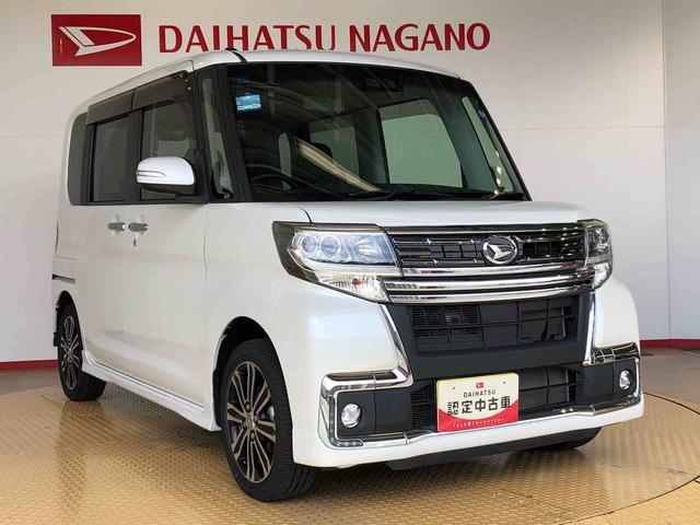 タントカスタムRS トップエディションSAIII2WD ターボ 両側電動スライドドア アイドリングストップ プッシュスタート スマートキー 衝突被害軽減システム 横滑り防止機能 オートライト オートエアコン 電動格納ドアミラー ABS(長野県)の中古車