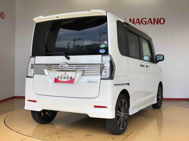 タントカスタムRS トップエディションSAIII2WD ターボ 両側電動スライドドア アイドリングストップ プッシュスタート スマートキー 衝突被害軽減システム 横滑り防止機能 オートライト オートエアコン 電動格納ドアミラー ABS(長野県)の中古車