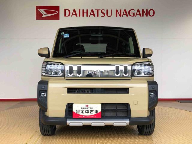 タフトＧターボ　クロムベンチャー４ＷＤ　ターボ　スカイルーフ　　プッシュスタート　スマートキー　オートライト　オートエアコン　電動パーキングブレーキ　衝突被害軽減システム　横滑り防止機能　アイドリングストップ　シートヒーター　ＡＢＳ（長野県）の中古車