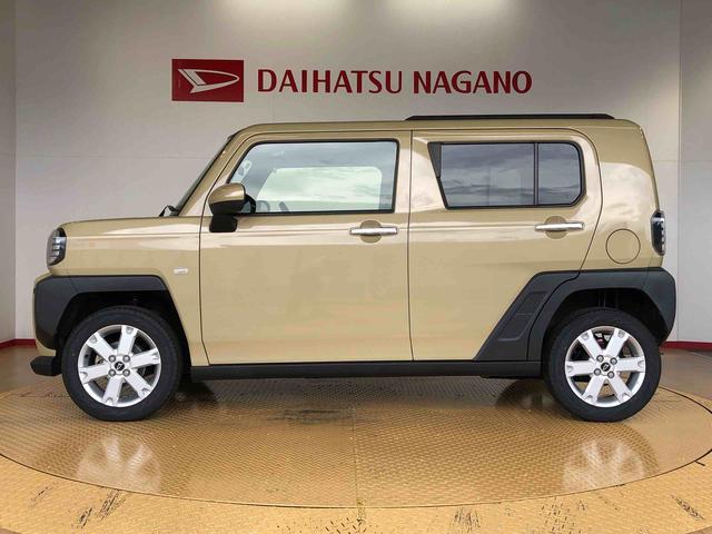 タフトＧターボ　クロムベンチャー４ＷＤ　ターボ　スカイルーフ　　プッシュスタート　スマートキー　オートライト　オートエアコン　電動パーキングブレーキ　衝突被害軽減システム　横滑り防止機能　アイドリングストップ　シートヒーター　ＡＢＳ（長野県）の中古車