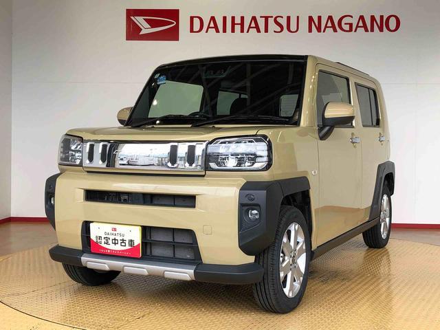 タフトＧターボ　クロムベンチャー４ＷＤ　ターボ　スカイルーフ　　プッシュスタート　スマートキー　オートライト　オートエアコン　電動パーキングブレーキ　衝突被害軽減システム　横滑り防止機能　アイドリングストップ　シートヒーター　ＡＢＳ（長野県）の中古車