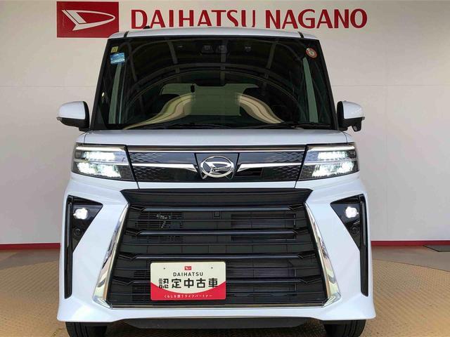 タントカスタムＲＳ４ＷＤ　ターボ　シートヒーター　両側電動スライドドア　アイドリングストップ　プッシュスタート　スマートキー　衝突被害軽減システム　横滑り防止機能　オートライト　オートエアコン　ＡＢＳ（長野県）の中古車