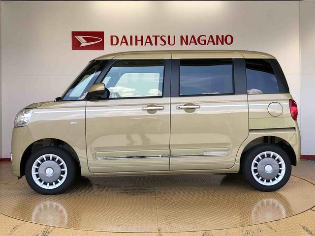ムーヴキャンバスセオリーG4WD 両側電動スライドドア オートライト 衝突被害軽減システム 横滑り防止機能 シートヒーター プッシュスタート スマートキー オートエアコン 電動格納ドアミラー アイドリングストップ ABS(長野県)の中古車