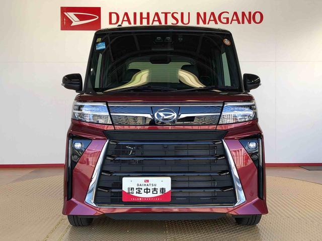 タントカスタムＲＳ２ＷＤ　ターボ　シートヒーター　両側電動スライドドア　アイドリングストップ　プッシュスタート　スマートキー　衝突被害軽減システム　横滑り防止機能　オートライト　オートエアコン　ＡＢＳ（長野県）の中古車