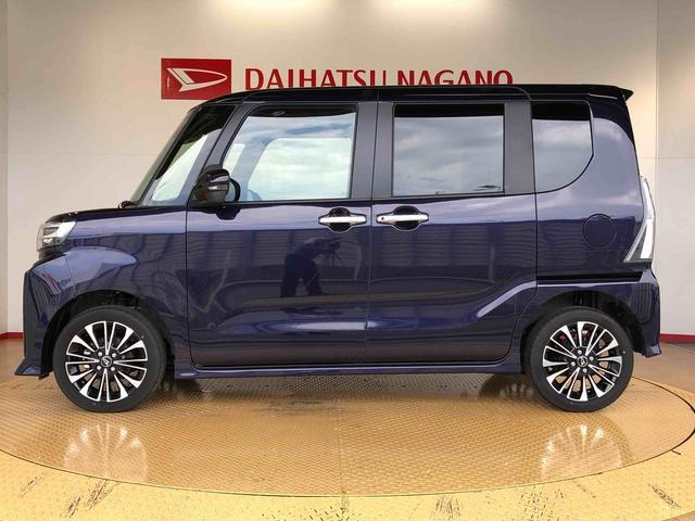 タントカスタムRS4WD ターボ シートヒーター 両側電動スライドドア アイドリングストップ プッシュスタート スマートキー 衝突被害軽減システム 横滑り防止機能 オートライト オートエアコン ABS(長野県)の中古車