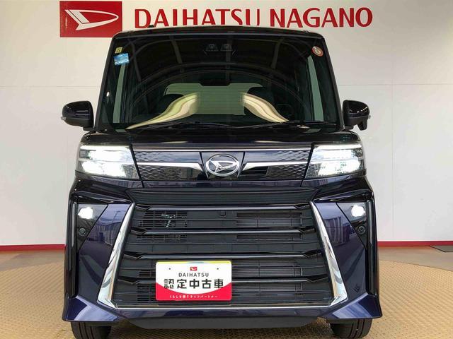 タントカスタムRS4WD ターボ シートヒーター 両側電動スライドドア アイドリングストップ プッシュスタート スマートキー 衝突被害軽減システム 横滑り防止機能 オートライト オートエアコン ABS(長野県)の中古車