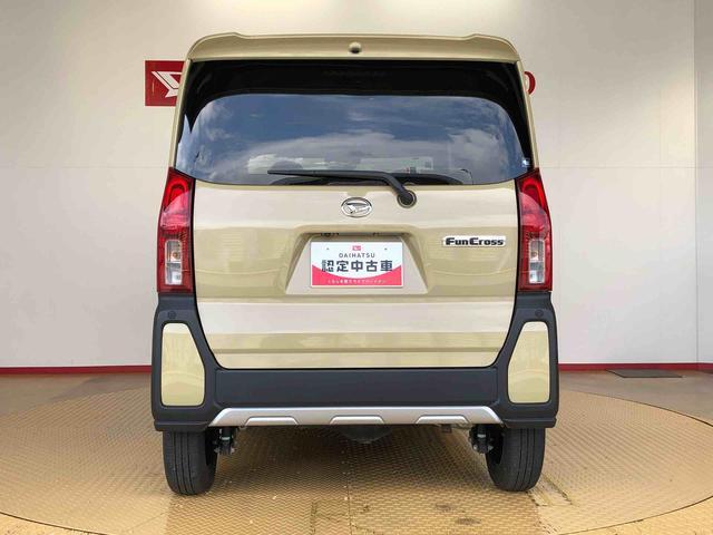 タントファンクロス４ＷＤ　シートヒーター　両側電動スライドドア　アイドリングストップ　プッシュスタート　スマートキー　衝突被害軽減システム　横滑り防止機能　オートライト　オートエアコン　ＡＢＳ（長野県）の中古車