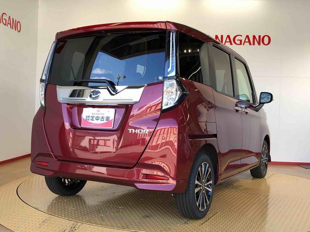 トールカスタムＧ　ターボ２ＷＤ　ターボ　両側電動スライドドア　衝突被害軽減システム　横滑り防止機能　オートライト　オートエアコン　プッシュスタート　スマートキー　アイドリングストップ　電動格納ドアミラー　ＡＢＳ（長野県）の中古車
