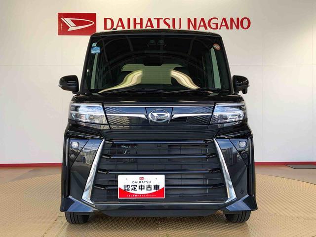 タントカスタムＲＳ４ＷＤ　ターボ　シートヒーター　両側電動スライドドア　アイドリングストップ　プッシュスタート　スマートキー　衝突被害軽減システム　横滑り防止機能　オートライト　オートエアコン　ＡＢＳ（長野県）の中古車