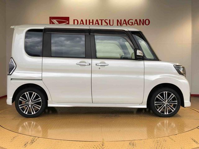 タントカスタムRS トップエディションSAIII4WD 両側電動スライドドア アイドリングストップ プッシュスタート スマートキー 衝突被害軽減システム 横滑り防止機能 オートライト オートエアコン 電動格納ドアミラー ABS(長野県)の中古車