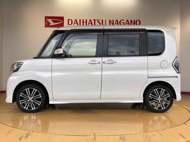 タントカスタムRS トップエディションSAIII4WD 両側電動スライドドア アイドリングストップ プッシュスタート スマートキー 衝突被害軽減システム 横滑り防止機能 オートライト オートエアコン 電動格納ドアミラー ABS(長野県)の中古車