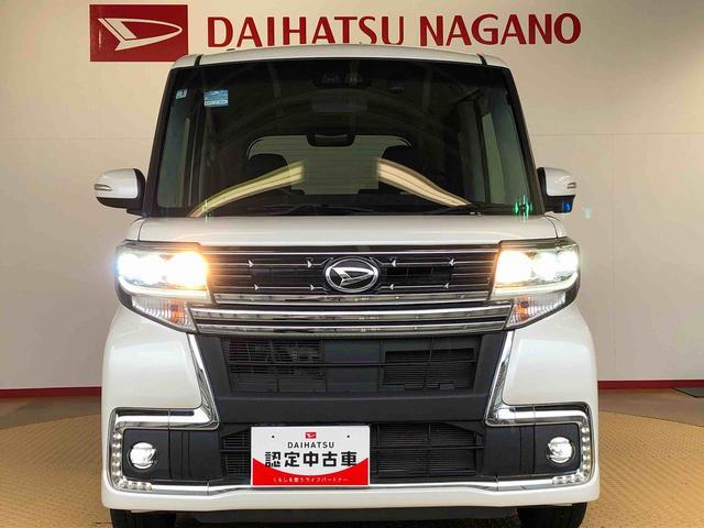 タントカスタムRS トップエディションSAIII4WD 両側電動スライドドア アイドリングストップ プッシュスタート スマートキー 衝突被害軽減システム 横滑り防止機能 オートライト オートエアコン 電動格納ドアミラー ABS(長野県)の中古車