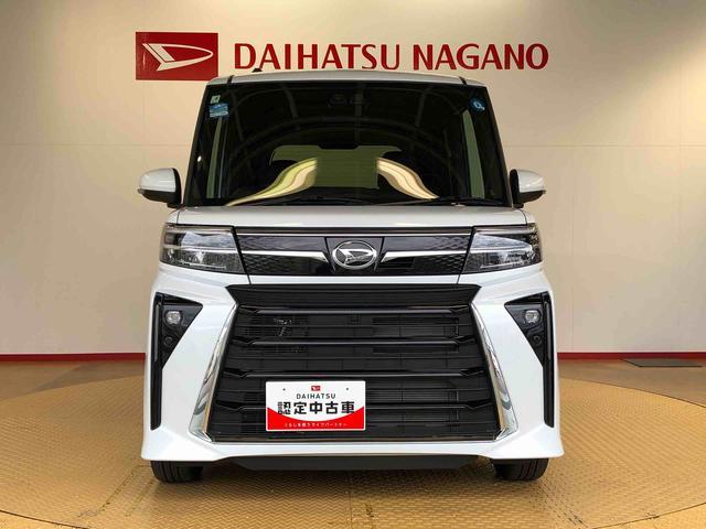 タントカスタムＲＳ２ＷＤ　ターボ　シートヒーター　両側電動スライドドア　アイドリングストップ　プッシュスタート　スマートキー　衝突被害軽減システム　横滑り防止機能　オートライト　オートエアコン　ＡＢＳ（長野県）の中古車
