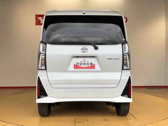 タントカスタムＲＳ２ＷＤ　ターボ　シートヒーター　両側電動スライドドア　アイドリングストップ　プッシュスタート　スマートキー　衝突被害軽減システム　横滑り防止機能　オートライト　オートエアコン　ＡＢＳ（長野県）の中古車