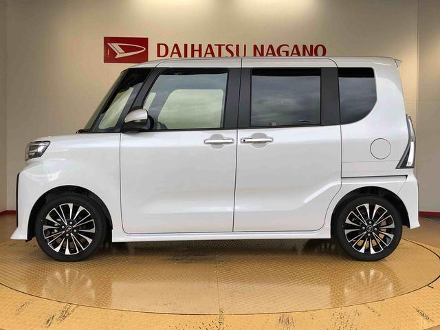 タントカスタムＲＳ２ＷＤ　ターボ　シートヒーター　両側電動スライドドア　アイドリングストップ　プッシュスタート　スマートキー　衝突被害軽減システム　横滑り防止機能　オートライト　オートエアコン　ＡＢＳ（長野県）の中古車