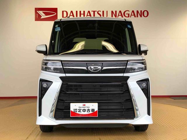 タントカスタムＸ４ＷＤ　シートヒーター　両側電動スライドドア　アイドリングストップ　プッシュスタート　スマートキー　衝突被害軽減システム　横滑り防止機能　オートライト　オートエアコン　ＡＢＳ（長野県）の中古車