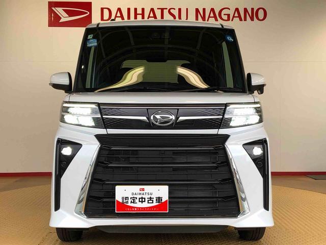 タントカスタムＸ４ＷＤ　シートヒーター　両側電動スライドドア　アイドリングストップ　プッシュスタート　スマートキー　衝突被害軽減システム　横滑り防止機能　オートライト　オートエアコン　ＡＢＳ（長野県）の中古車