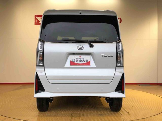 タントカスタムRS4WD ターボ シートヒーター 両側電動スライドドア アイドリングストップ プッシュスタート スマートキー 衝突被害軽減システム 横滑り防止機能 オートライト オートエアコン ABS(長野県)の中古車