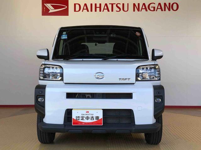 タフトＧターボ２ＷＤ　ターボ　スカイルーフ　　プッシュスタート　スマートキー　オートライト　オートエアコン　電動パーキングブレーキ　衝突被害軽減システム　横滑り防止機能　アイドリングストップ　シートヒーター　ＡＢＳ（長野県）の中古車