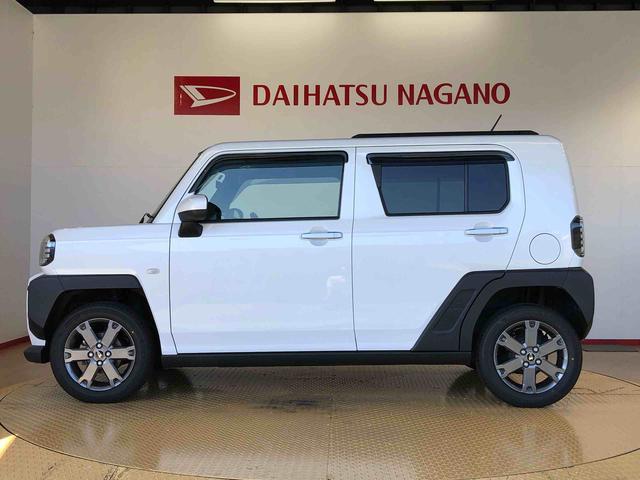 タフトＧターボ２ＷＤ　ターボ　スカイルーフ　　プッシュスタート　スマートキー　オートライト　オートエアコン　電動パーキングブレーキ　衝突被害軽減システム　横滑り防止機能　アイドリングストップ　シートヒーター　ＡＢＳ（長野県）の中古車