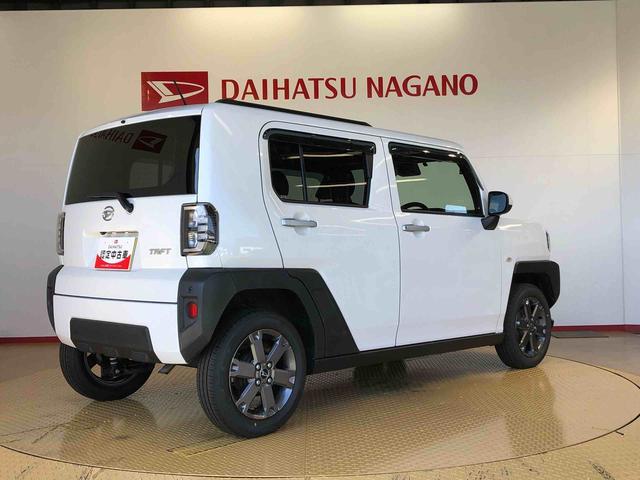 タフトＧターボ２ＷＤ　ターボ　スカイルーフ　　プッシュスタート　スマートキー　オートライト　オートエアコン　電動パーキングブレーキ　衝突被害軽減システム　横滑り防止機能　アイドリングストップ　シートヒーター　ＡＢＳ（長野県）の中古車