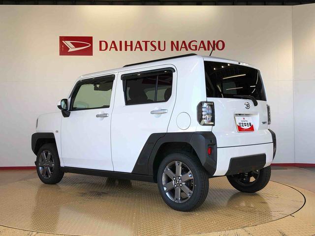 タフトＧターボ２ＷＤ　ターボ　スカイルーフ　　プッシュスタート　スマートキー　オートライト　オートエアコン　電動パーキングブレーキ　衝突被害軽減システム　横滑り防止機能　アイドリングストップ　シートヒーター　ＡＢＳ（長野県）の中古車