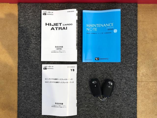 ハイゼットカーゴクルーズ４ＷＤ　プッシュスタートエンジン　キーフリーシステム　エアコン　パワステ　電動格納ドアミラー　パワードアロック　　衝突被害軽減システム　横滑り防止機能　アイドリングストップ　ＡＢＳ（長野県）の中古車