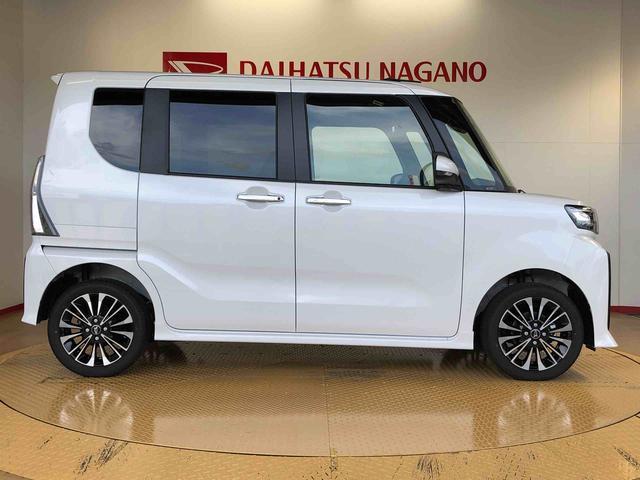タントカスタムＲＳ４ＷＤ　ターボ　シートヒーター　両側電動スライドドア　アイドリングストップ　プッシュスタート　スマートキー　衝突被害軽減システム　横滑り防止機能　オートライト　オートエアコン　ＡＢＳ（長野県）の中古車