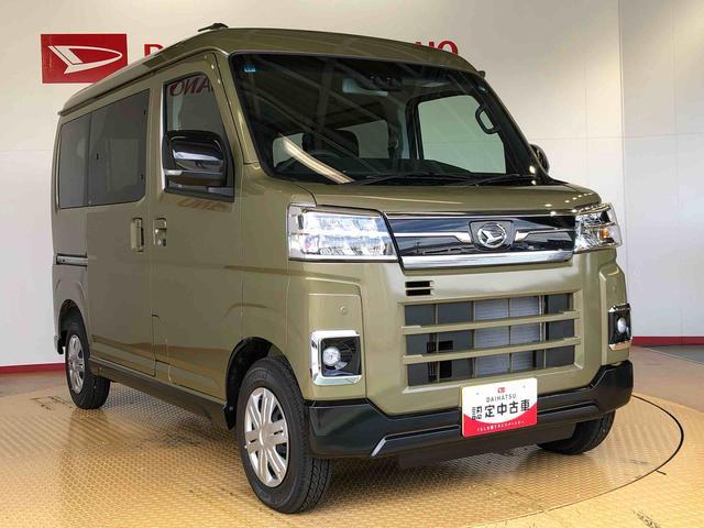 アトレーＲＳ４ＷＤ　ターボ　両側電動スライドドア　アイドリングストップ　プッシュスタート　スマートキー　衝突被害軽減システム　横滑り防止機能　オートエアコン　オートライト　電動格納ドアミラー　ＡＢＳ（長野県）の中古車
