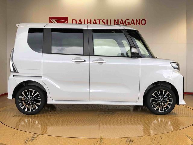 タントカスタムＲＳ４ＷＤ　ターボ　シートヒーター　両側電動スライドドア　アイドリングストップ　プッシュスタート　スマートキー　衝突被害軽減システム　横滑り防止機能　オートライト　オートエアコン　ＡＢＳ（長野県）の中古車