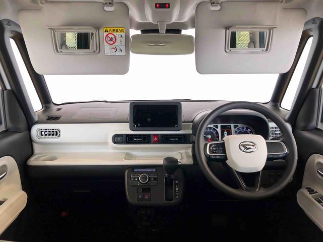 ムーヴキャンバスストライプスG2WD 両側電動スライドドア オートライト 衝突被害軽減システム 横滑り防止機能 プッシュスタート スマートキー オートエアコン 電動格納ドアミラー アイドリングストップ ABS(長野県)の中古車