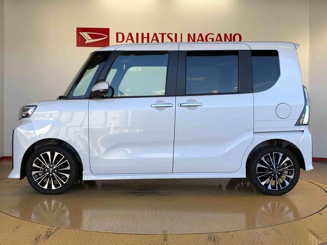 タントカスタムＲＳ２ＷＤ　ターボ　シートヒーター　両側電動スライドドア　アイドリングストップ　プッシュスタート　スマートキー　衝突被害軽減システム　横滑り防止機能　オートライト　オートエアコン　ＡＢＳ（長野県）の中古車