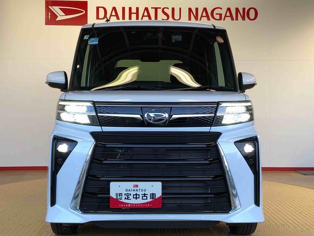 タントカスタムＲＳ２ＷＤ　ターボ　シートヒーター　両側電動スライドドア　アイドリングストップ　プッシュスタート　スマートキー　衝突被害軽減システム　横滑り防止機能　オートライト　オートエアコン　ＡＢＳ（長野県）の中古車