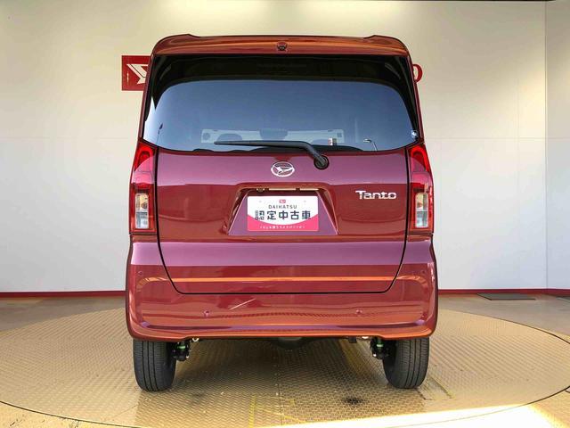 タントＸ４ＷＤ　シートヒーター　片側電動スライドドア　アイドリングストップ　プッシュスタート　スマートキー　衝突被害軽減システム　横滑り防止機能　オートライト　オートエアコン　ＡＢＳ（長野県）の中古車