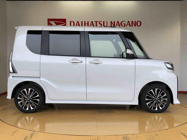 タントカスタムＲＳ２ＷＤ　ターボ　シートヒーター　両側電動スライドドア　アイドリングストップ　プッシュスタート　スマートキー　衝突被害軽減システム　横滑り防止機能　オートライト　オートエアコン　ＡＢＳ（長野県）の中古車