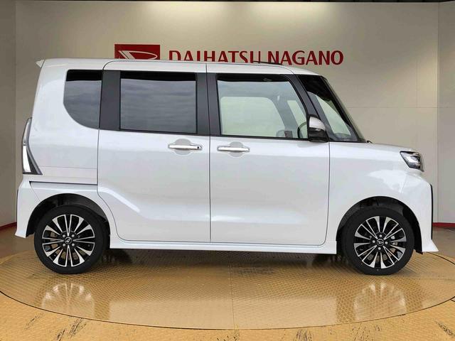 タントカスタムＲＳ４ＷＤ　ターボ　シートヒーター　両側電動スライドドア　アイドリングストップ　プッシュスタート　スマートキー　衝突被害軽減システム　横滑り防止機能　オートライト　オートエアコン　ＡＢＳ（長野県）の中古車