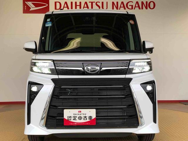 タントカスタムＲＳ４ＷＤ　ターボ　シートヒーター　両側電動スライドドア　アイドリングストップ　プッシュスタート　スマートキー　衝突被害軽減システム　横滑り防止機能　オートライト　オートエアコン　ＡＢＳ（長野県）の中古車