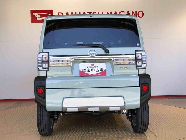 タフトGターボ クロムベンチャー4WD ターボ スカイルーフ プッシュスタート スマートキー オートライト オートエアコン 電動パーキングブレーキ 衝突被害軽減システム 横滑り防止機能 アイドリングストップ シートヒーター ABS(長野県)の中古車