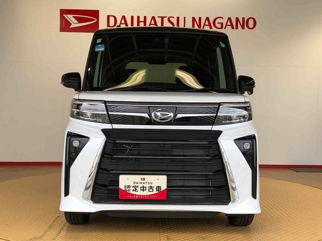 タントカスタムＲＳ４ＷＤ　ターボ　シートヒーター　両側電動スライドドア　アイドリングストップ　プッシュスタート　スマートキー　衝突被害軽減システム　横滑り防止機能　オートライト　オートエアコン　ＡＢＳ（長野県）の中古車