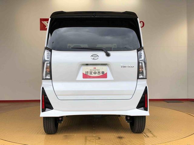 タントカスタムＲＳ４ＷＤ　ターボ　シートヒーター　両側電動スライドドア　アイドリングストップ　プッシュスタート　スマートキー　衝突被害軽減システム　横滑り防止機能　オートライト　オートエアコン　ＡＢＳ（長野県）の中古車