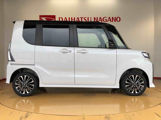 タントカスタムＲＳ４ＷＤ　ターボ　シートヒーター　両側電動スライドドア　アイドリングストップ　プッシュスタート　スマートキー　衝突被害軽減システム　横滑り防止機能　オートライト　オートエアコン　ＡＢＳ（長野県）の中古車