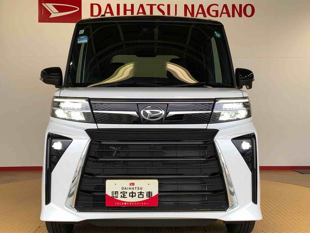 タントカスタムＲＳ４ＷＤ　ターボ　シートヒーター　両側電動スライドドア　アイドリングストップ　プッシュスタート　スマートキー　衝突被害軽減システム　横滑り防止機能　オートライト　オートエアコン　ＡＢＳ（長野県）の中古車