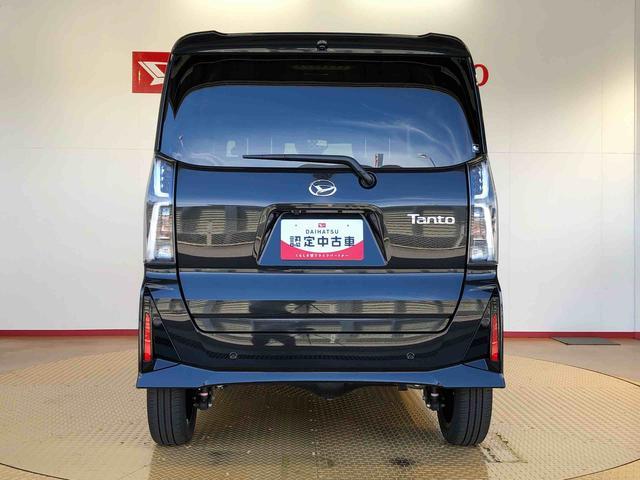 タントカスタムＲＳ４ＷＤ　ターボ　シートヒーター　両側電動スライドドア　アイドリングストップ　プッシュスタート　スマートキー　衝突被害軽減システム　横滑り防止機能　オートライト　オートエアコン　ＡＢＳ（長野県）の中古車
