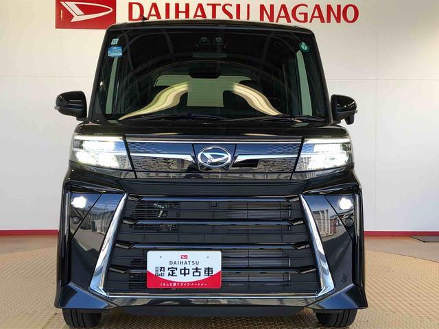 タントカスタムＲＳ４ＷＤ　ターボ　シートヒーター　両側電動スライドドア　アイドリングストップ　プッシュスタート　スマートキー　衝突被害軽減システム　横滑り防止機能　オートライト　オートエアコン　ＡＢＳ（長野県）の中古車