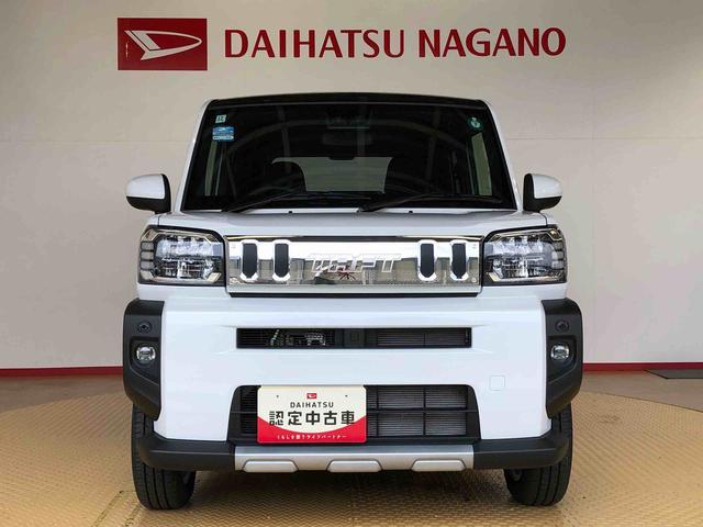 タフトＧターボ　クロムベンチャー４ＷＤ　ターボ　スカイルーフ　　プッシュスタート　スマートキー　オートライト　オートエアコン　電動パーキングブレーキ　衝突被害軽減システム　横滑り防止機能　アイドリングストップ　シートヒーター　ＡＢＳ（長野県）の中古車
