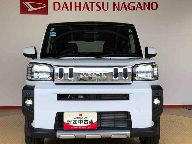タフトＧターボ　クロムベンチャー４ＷＤ　ターボ　スカイルーフ　　プッシュスタート　スマートキー　オートライト　オートエアコン　電動パーキングブレーキ　衝突被害軽減システム　横滑り防止機能　アイドリングストップ　シートヒーター　ＡＢＳ（長野県）の中古車